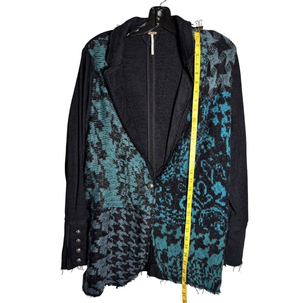 Free People Better Together Blazer Jacket, Black, Medium - Picture 8 of 8